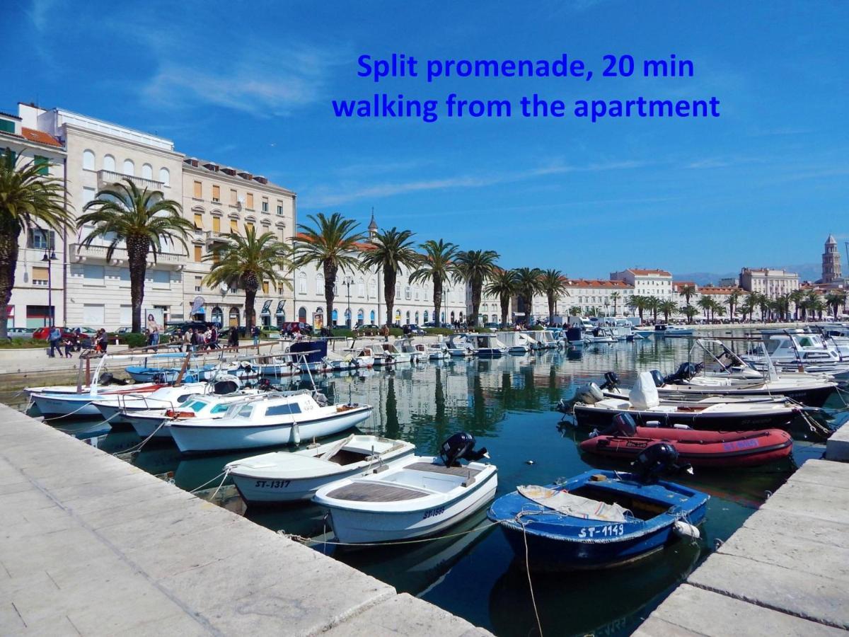 Modern Apt With Terrace 4 Min Walk To The Beach Split Kültér fotó